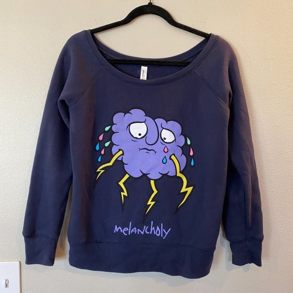 Storm Cloud Melancholy Sweatshirt Size M - Picture 2 of 5
